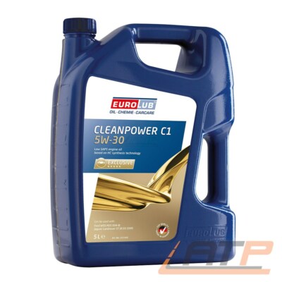 EUROLUB 5 L Liter Cleanpower C1 Sae 5W/30 Motor-Öl Motoren-Öl EUR 37,78 ...