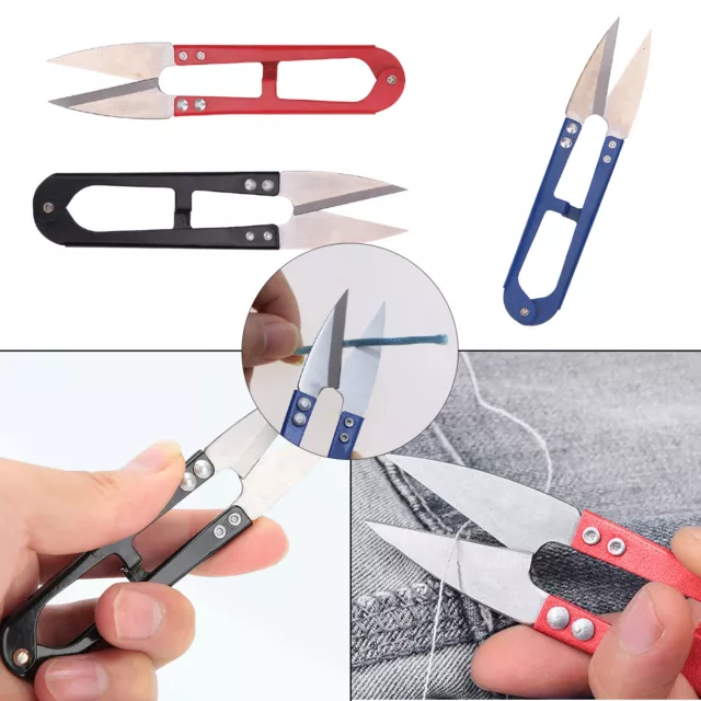 50 Scissors Handheld Sewing Embroidery Thread Snips Trimmer Cutter