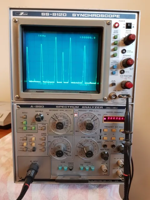 Iwatsu SS-8120 mainframe fitted with A-880 spectrum analyser