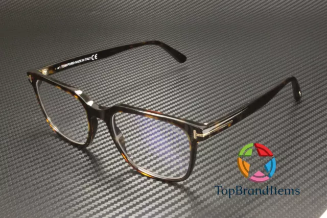 Tom Ford FT5818 B 052 Plastic Dark Havana 53 mm Men's Eyeglasses