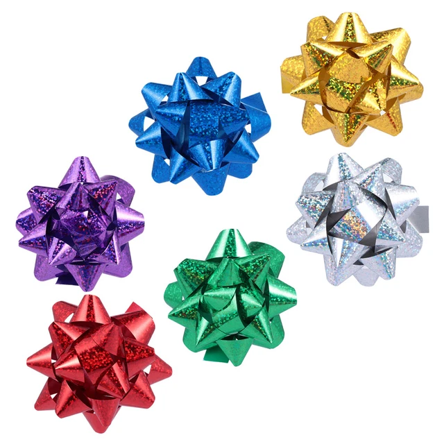 100 pz regalo fiocchi avvolgenti nastro fiore stella nuziale per celebrità corona