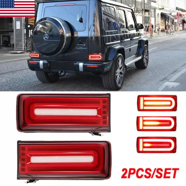 LED Tail Lights Turn Signal For Mercedes Benz 1999-18 W463 G-Class G63 G550 G500