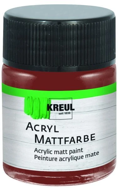 Kreul Acryl Mattfarbe rehbraun 50 ml  Künstlerfarben