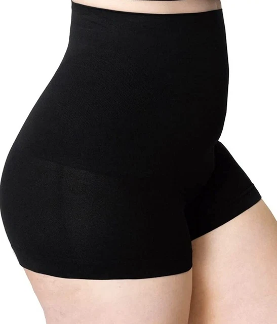 Tummy Control Shapewear Shorts High Waisted Thigh Slimmer Panties,Black, MOVWIN®