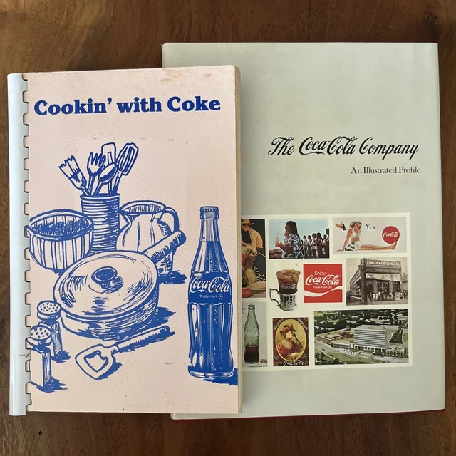 Vintage Coca-Cola Recipe Employee Cookbook & Coca Cola Co. Profile Book 1970's
