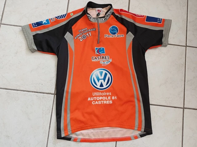 Maillot Cycliste Nakamura Taille M – Jaune – Bon état