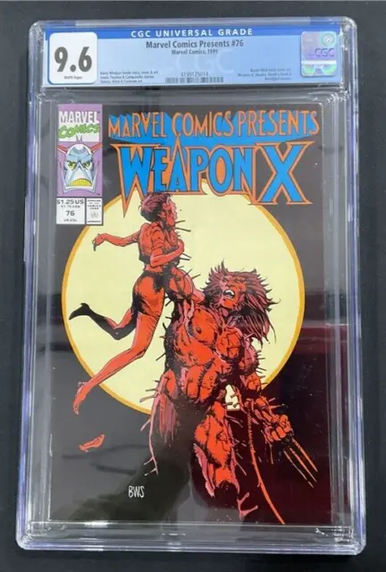 Marvel Comics Presents #76 CGC 9.6 1991 Weapon X Wolverine