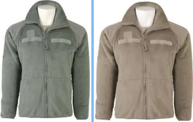 USGI ECWCS GEN III Level 3 L3 Fleece Jacket Cold Weather Polartec Tan OR Green