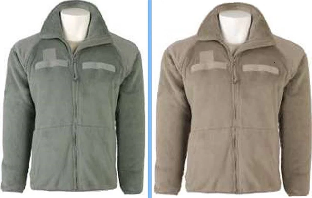 USGI ECWCS GEN III Level 3 L3 Fleece Jacket Cold Weather Polartec Tan OR Green