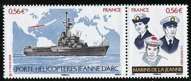 Timbre : 2009 PORTE-HÉLICOPTÈRE JEANNE D'ARC