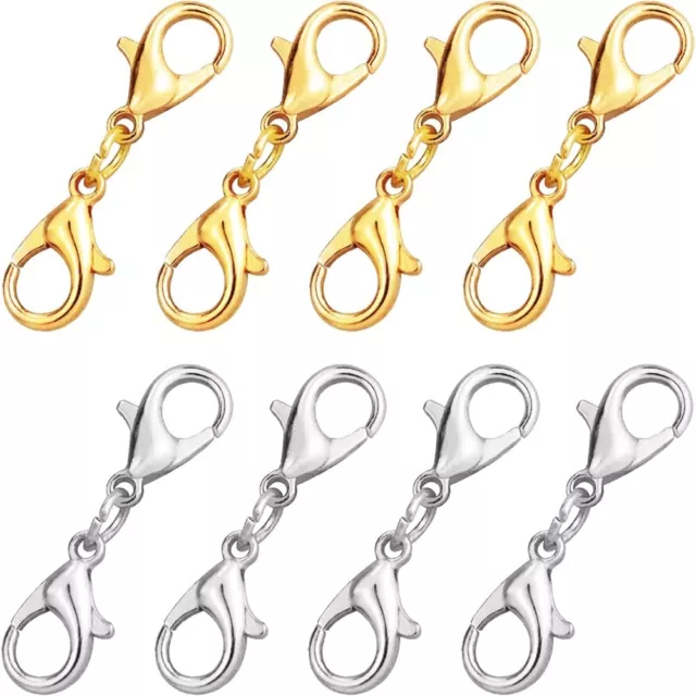 20Pcs Metal Double Claw Connector Bracelet Extender Clasp  Women's backpacks