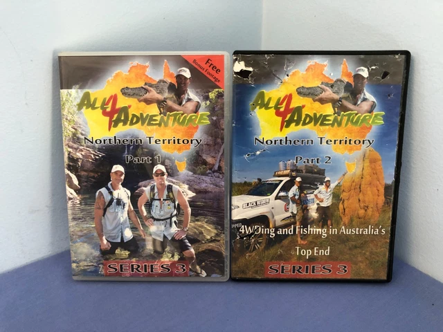 4 Adventure ALL 4 ADVENTURE Northern Territory Part 1 + 2 Complete Series 3 DVD R4 ...