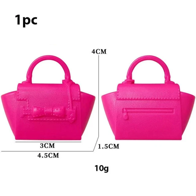 Plastic Doll Handbag Fashion Lady Bag Doll Purse Accessories  Doll Accessories 2