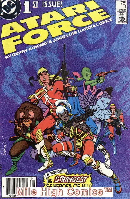 ATARI FORCE (1984 Series) #1 NEWSSTAND Very Good Comics Book