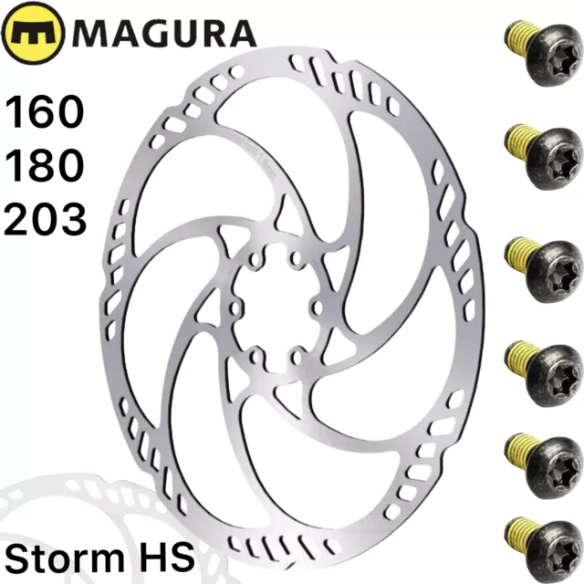 Magura Bremsscheibe Storm HC 6-Loch Disc 160 180 203 Fahrrad MTB E-BIke