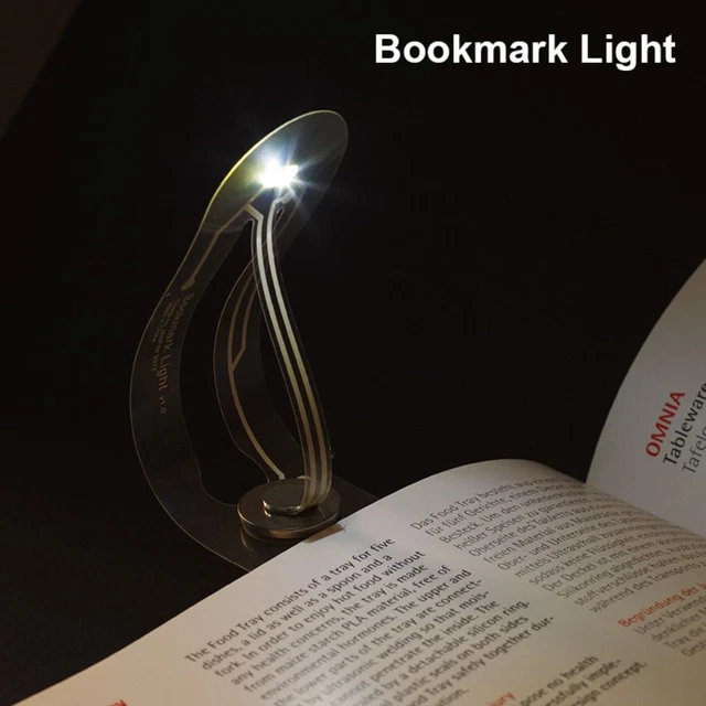 Mark Eye Protection LED Book Clip Night Light Reading Light Bookmark Light