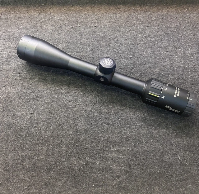 SIG SAUER WHISKEY 3 39X40 Standard Duplex Rifle Scope EXCELLENT 125.