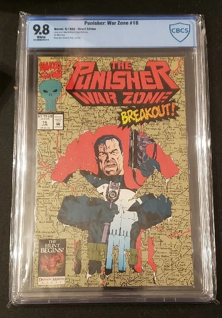The Punisher War Zone #16. 9.8 Cbcs  Abnett / Mckone / Mckenna. Marvel. 1993