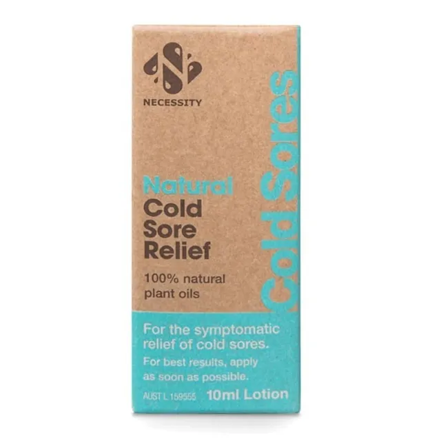 New Necessity Natural Cold Sore Relief Lotion 10ml 3