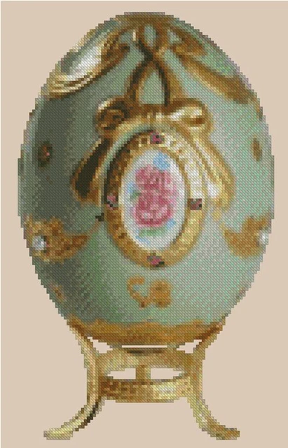 Faberge` Egg Counted Cross Stitch COMPLETE KIT No. 39-100