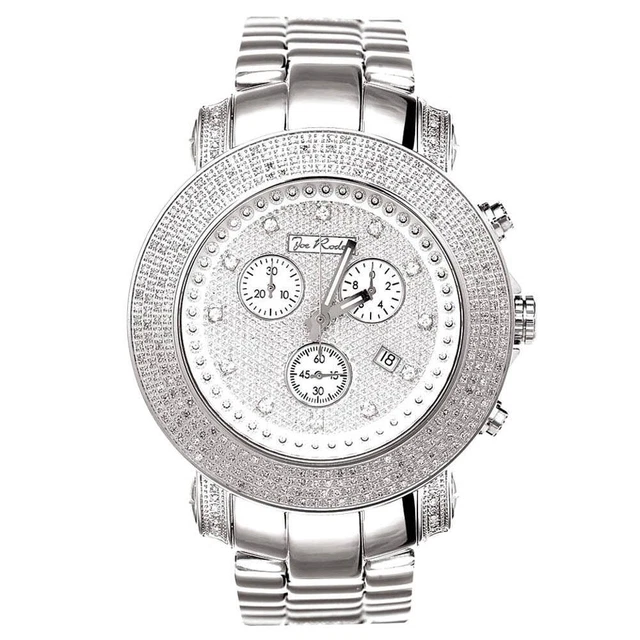 Joe Rodeo Diamond Men's Watch - JUNIOR silver 3.3 ctw