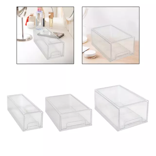 Organisateur de tiroir de bureau acrylique transparent - Bureau