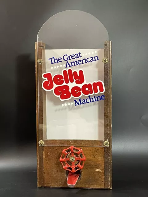Vtg The Great American Jelly Bean Machine Wall Mount Dispenser - M&M Candy RETRO
