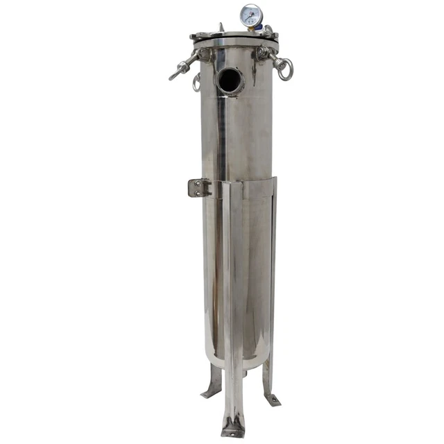#2 Bag Filter Housing Stainless Steel 100 Psi 2" Npt in/Out Corrosion-Resistant