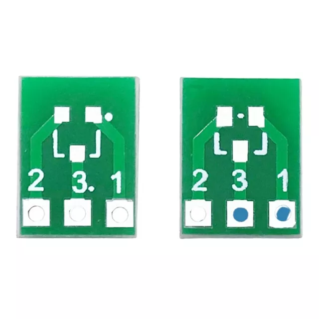 100PCS SOT23 SOT23-3 Turn SIP3 -Side SMD Turn to DIP Adapter Converter Plat P1B1 2