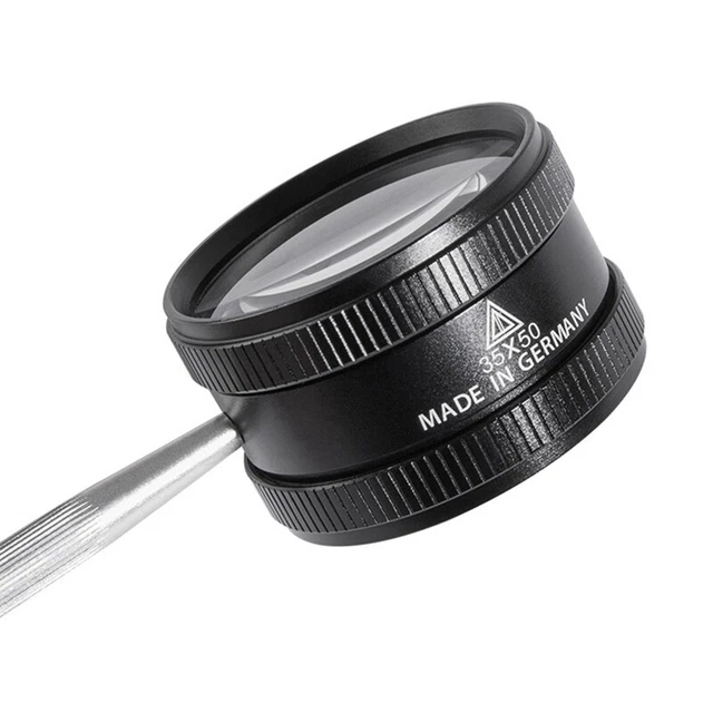 35X Handheld Magnifier Metal High Clarity Reading Magnifying Glass Portable L8F8 3