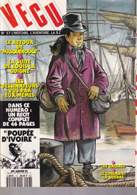 Vecu N°57 Les Galeres / Cinema & Guerre /  "Masquerouge" / "Poupee D'ivoire "