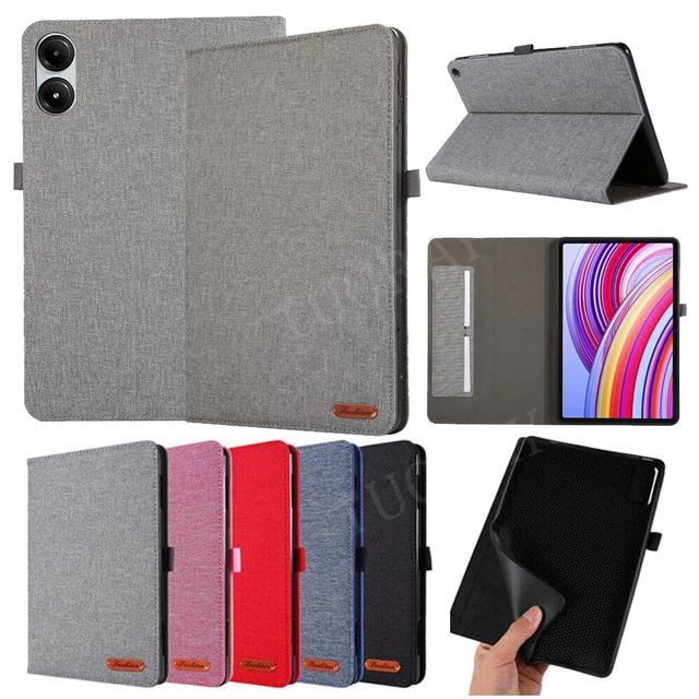 Funda plegable de cuero con bloqueo RFID para Xiaomi Redmi Note 11, 10