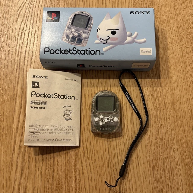 SONY POCKETSTATION PLAYSTATION PS Crystal SCPH 4000 BOX Manual Japan SONY POCKETSTATION PLAYSTATION PS Crystal SCPH 4000 BOX Manual Japan