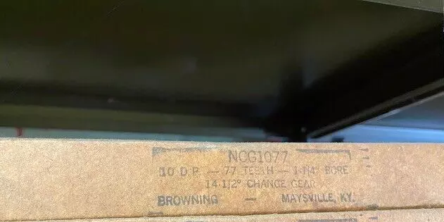 Browning NCG1077 Change Gear