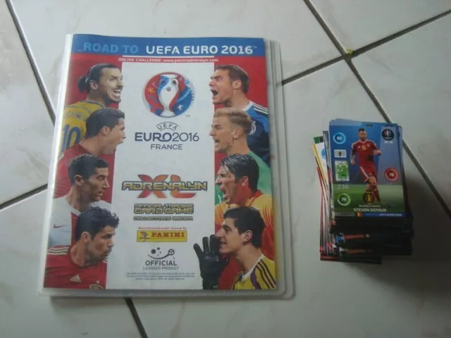 panini adrenalyn xl carte foot card road to euro 2016 classeur album 211 cartes