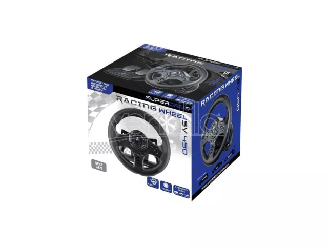 FR-TEC Hurricane Wheel MKII Volant et Pédales pour PC/PS4/PS3/Nintendo  Switch