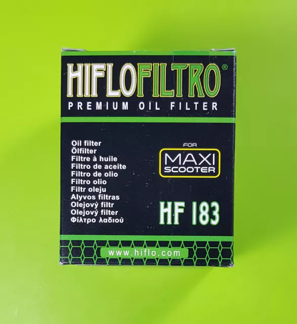 Ölfilter Hiflo HF183 Schwarz für Piaggio Fly 125 2008 LBMM57100