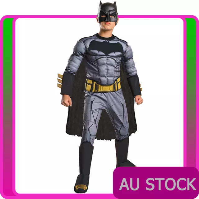 Kids Batman Costume Super Hero Superhero DC Comics Book Week Child Boys Jumpsuit