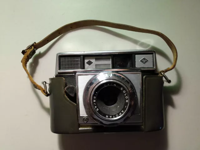 Vintage Agfa Silette LK, 35mm Camera, w/Case, Used.