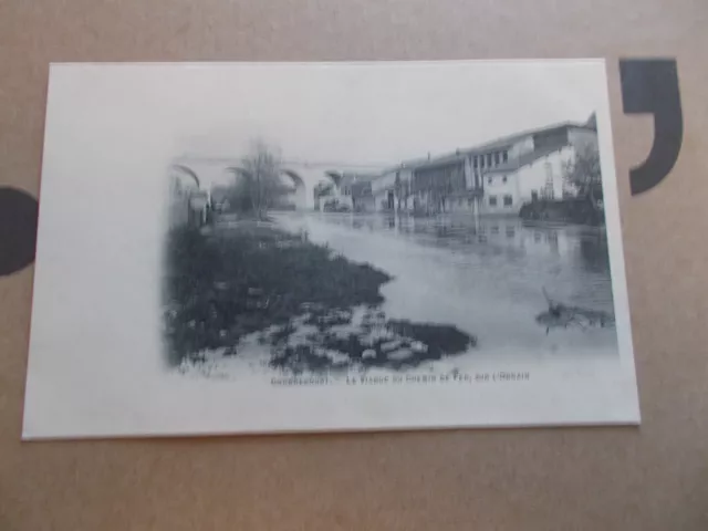Cpa 55 Gondrecourt Meuse Viaduc Du Chemin De Fer Sur L Ornain Cpa Precurseur