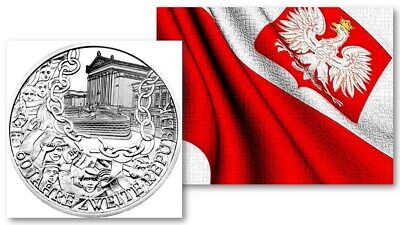 60 Years Second Republic Austria 10 Euro 2005 Silver Coin