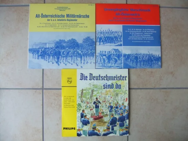 3 LP Alt-Österreichische Militärmärsche der k.u.k. Infanterie-Regimenter