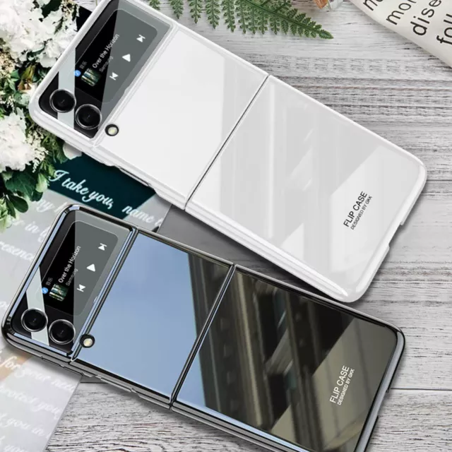 Coque de téléphone ultra-fine en porcelaine dure pour Samsung Galaxy Z Flip 3
