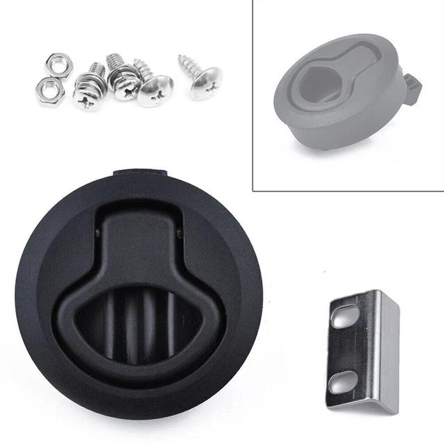 Blocco 2"" Flush Pull Slam per Botteggio Ponte Barca 1/4"" Bloccaggio Porta Senza Nucleo