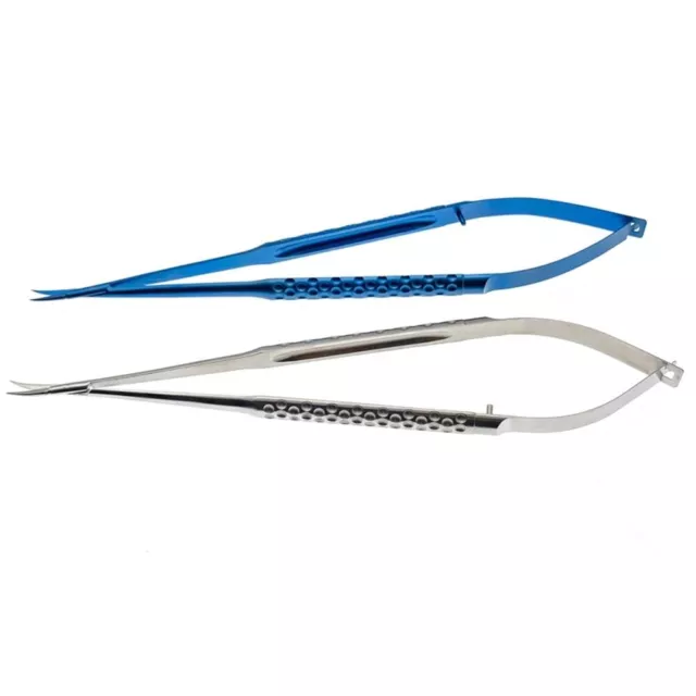 Micro Crescent Shark Scissors Micro Scissors Ophthalmic Surgery Instruments 3