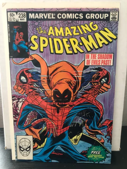 1983 Marvel Comic Book Amazing Spider-Man #238 1st Hobgoblin Good With Tattooz
