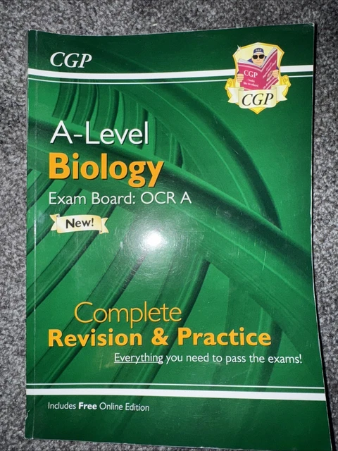 CGP A-LEVEL BIOLOGY OCR A Complete Revision and Practice £3.30 ...