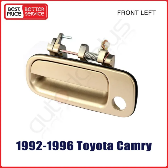 For 1992-1996 Toyota Camry Exterior Door Handle Front Left Driver Side FL Gold