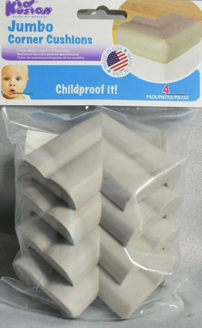 Kid Kushion Jumbo Corner Cushions for Table Childproofing