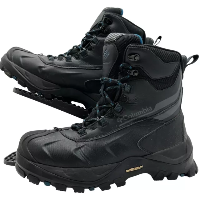 COLUMBIA MENS BUGABOOT Plus Electric Winter Boot Black Camo Leather Us Size 14 M 234.00 PicClick